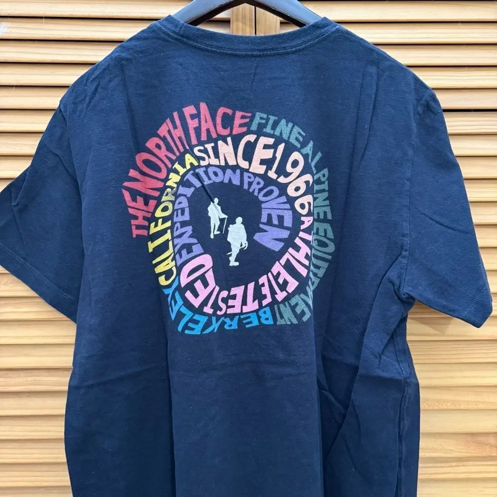 The North Face Men's Navy Blue Short Sleeve Tee size large